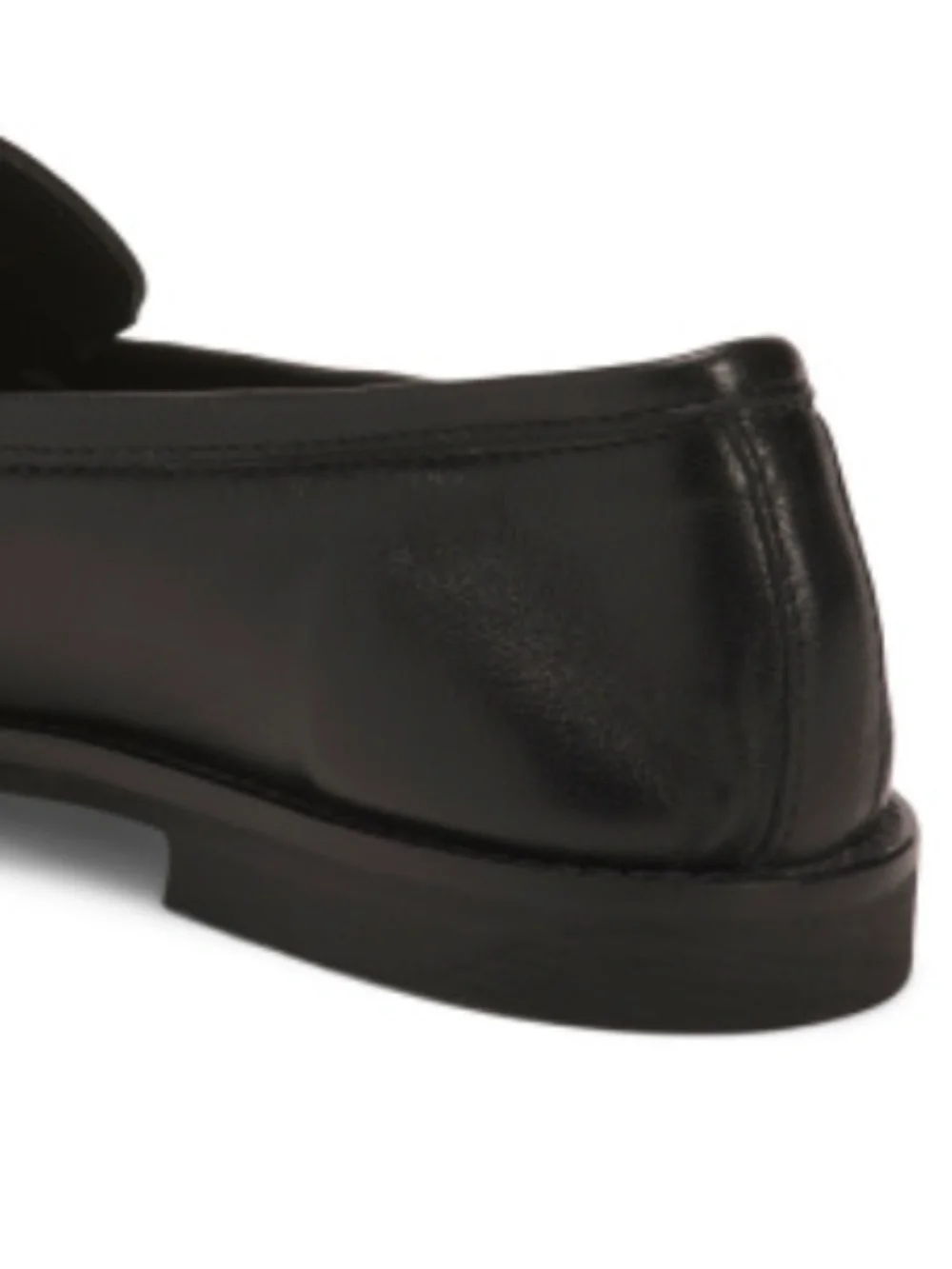 NWT Made In Italy Nappa Leather Stitched Toe Box Penny Loafers With Lining